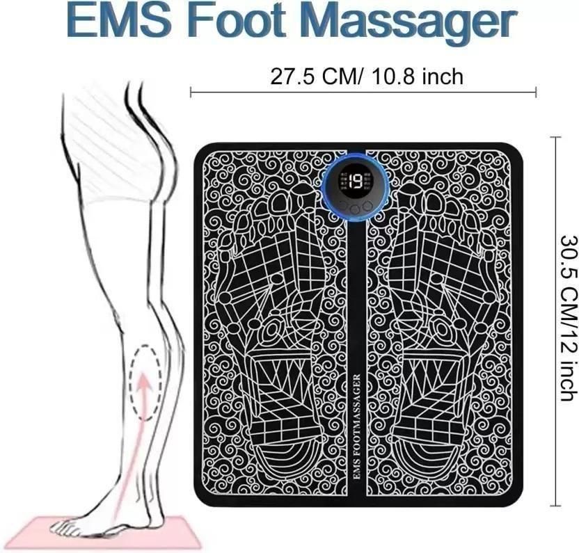 Foot Massager – Electronic Muscle Stimulator Mat (USB Rechargeable)