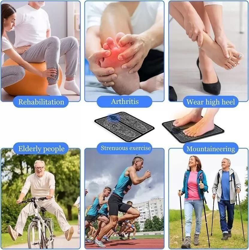 Foot Massager – Electronic Muscle Stimulator Mat (USB Rechargeable)